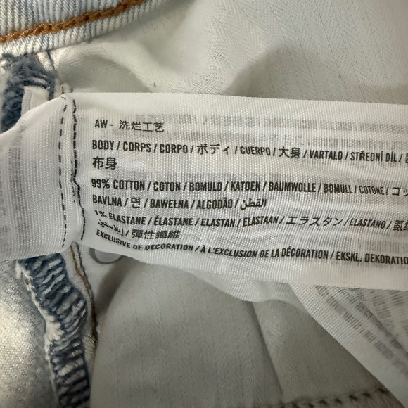 Abercrombie and Fitch Cutoff Shorts High Rise Curve Love Size 30 Waist - Picture 9 of 9